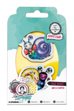 ABM Cling Stamp Snail Buddies Signature Collection 2 PC-1