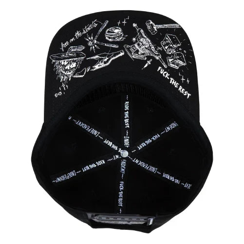 Independent 'Bratrud Notebook' Snapback Cap - Black-3