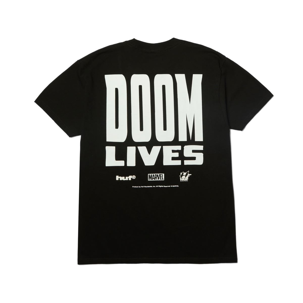HUF x Marvel 'Doom Lives' Tee - Black-2