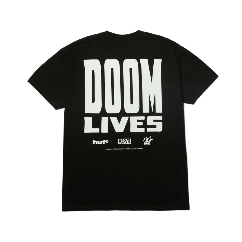 HUF x Marvel 'Doom Lives' Tee - Black-2