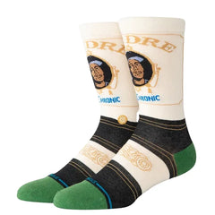 Stance x Dr. Dre 'The Chronic' Crew Socks - Black-1