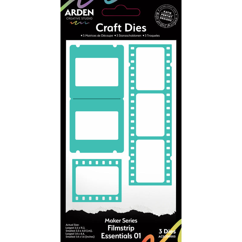 Arden Creative Studio Maker Series Filmstrip Essentials 01 Craft Die Set-1