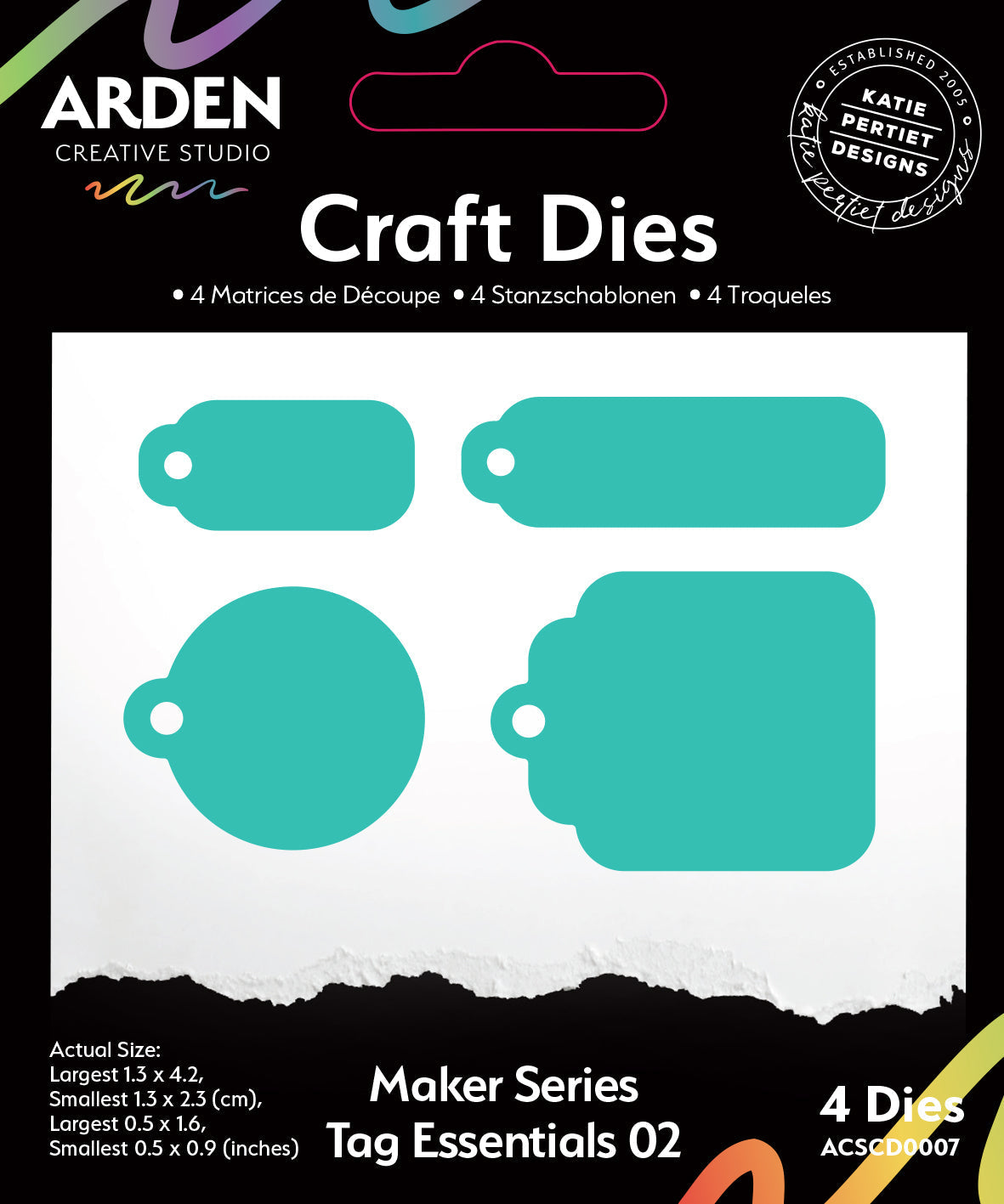 Arden Creative Studio Maker Series Tag Essentials 02 Craft Die Set-1