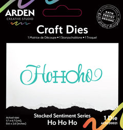 Matrices de découpe superposées Ho Ho Ho, collection Sentiment Series, par Arden Creative Studio-1