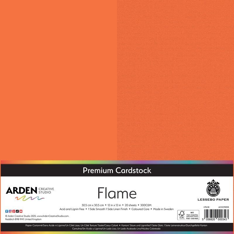 Arden Creative Studio Premium Cardstock 12in x 12in 300gsm 20 Pack-9