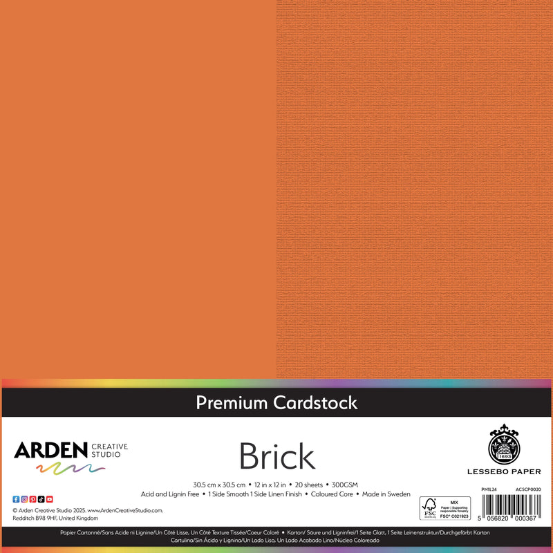 Arden Creative Studio Premium Cardstock 12in x 12in 300gsm 20 Pack-10