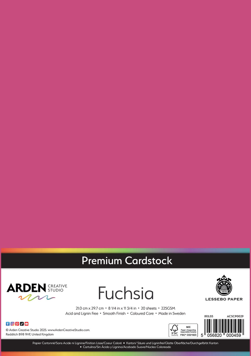 Arden Creative Studio Premium Cardstock A4 225gsm 20 Pack-15