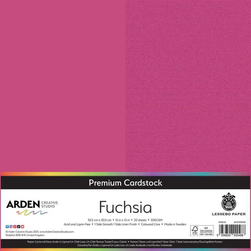 Arden Creative Studio Premium Cardstock 12in x 12in 300gsm 20 Pack-15