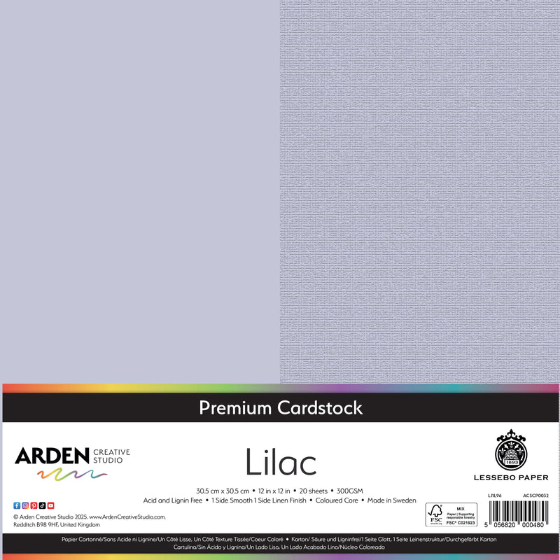 Arden Creative Studio Premium Cardstock 12in x 12in 300gsm 20 Pack-16