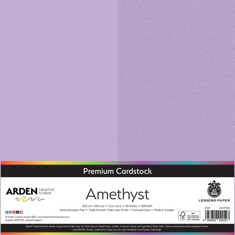 Arden Creative Studio Premium Cardstock 12in x 12in 300gsm 20 Pack-18