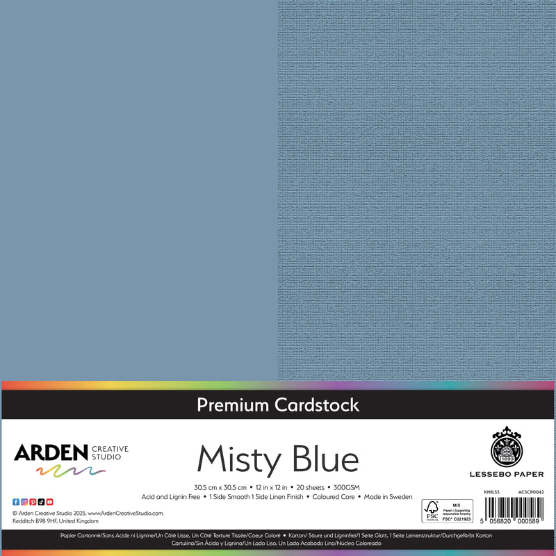 Arden Creative Studio Premium Cardstock 12in x 12in 300gsm 20 Pack-21