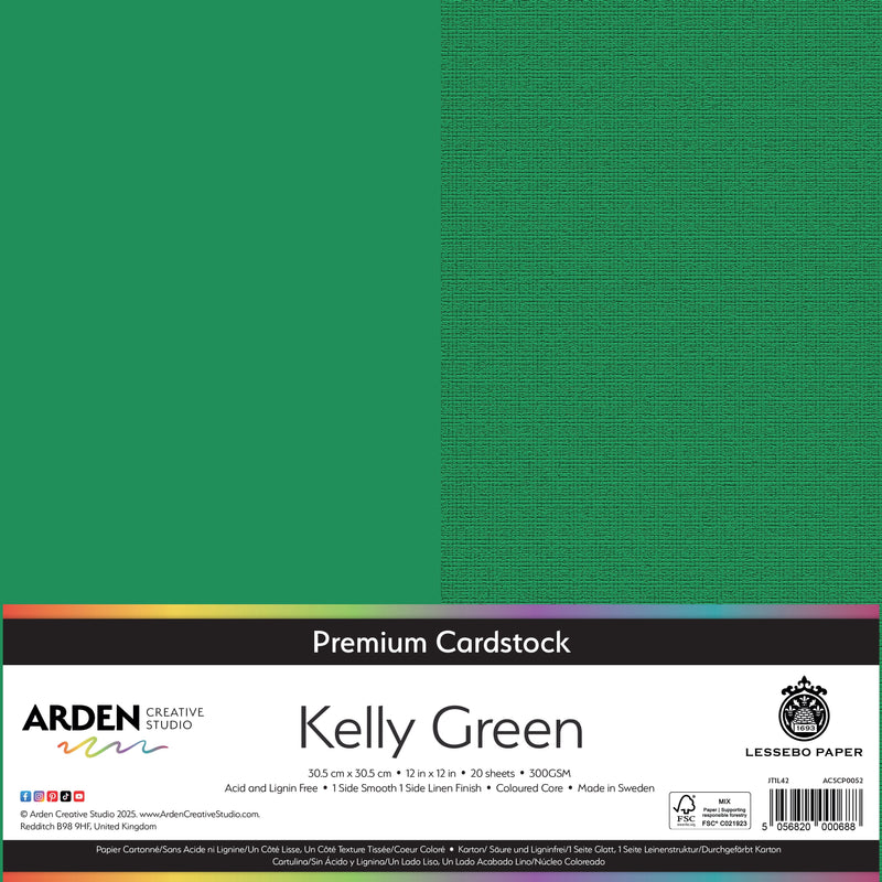 Arden Creative Studio Premium Cardstock 12in x 12in 300gsm 20 Pack-26