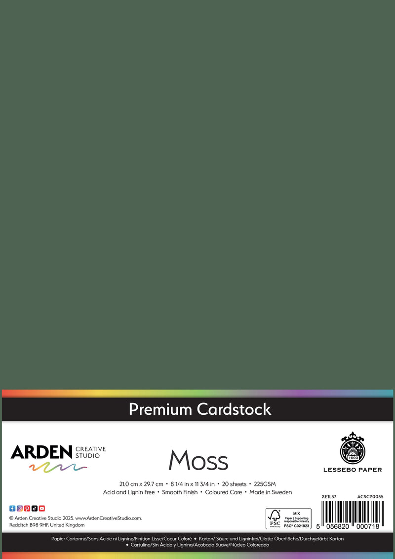 Arden Creative Studio Premium Cardstock A4 225gsm 20 Pack-28