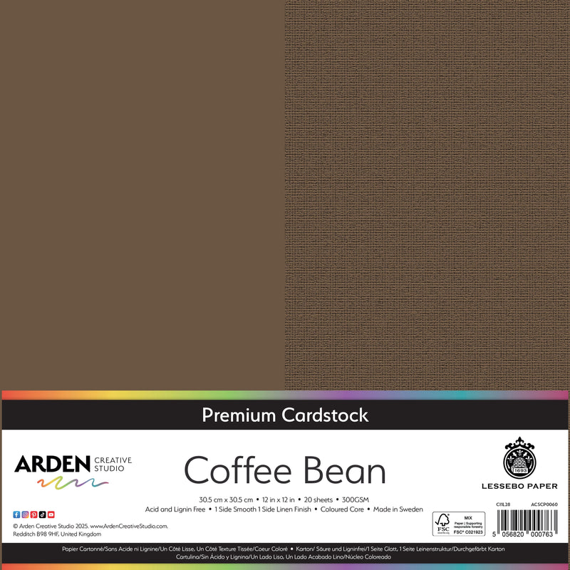 Arden Creative Studio Premium Cardstock 12in x 12in 300gsm 20 Pack-30