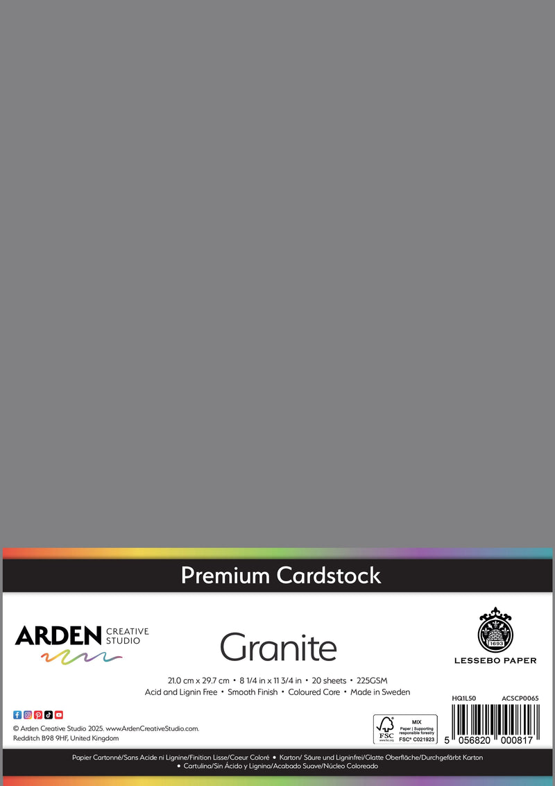 Arden Creative Studio Premium Cardstock A4 225gsm 20 Pack-33