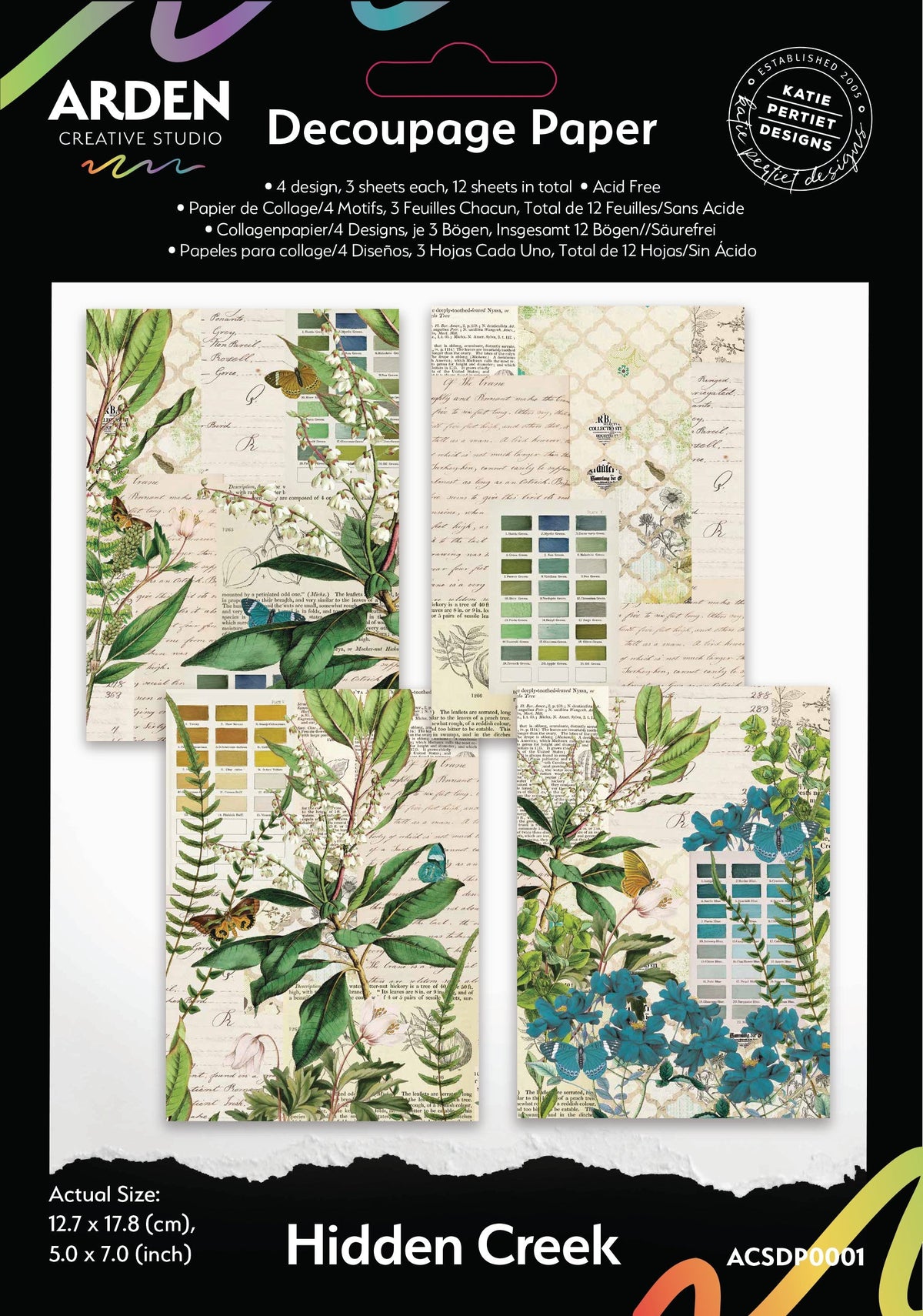 Arden Creative Studio Hidden Creek Decoupage Paper-1