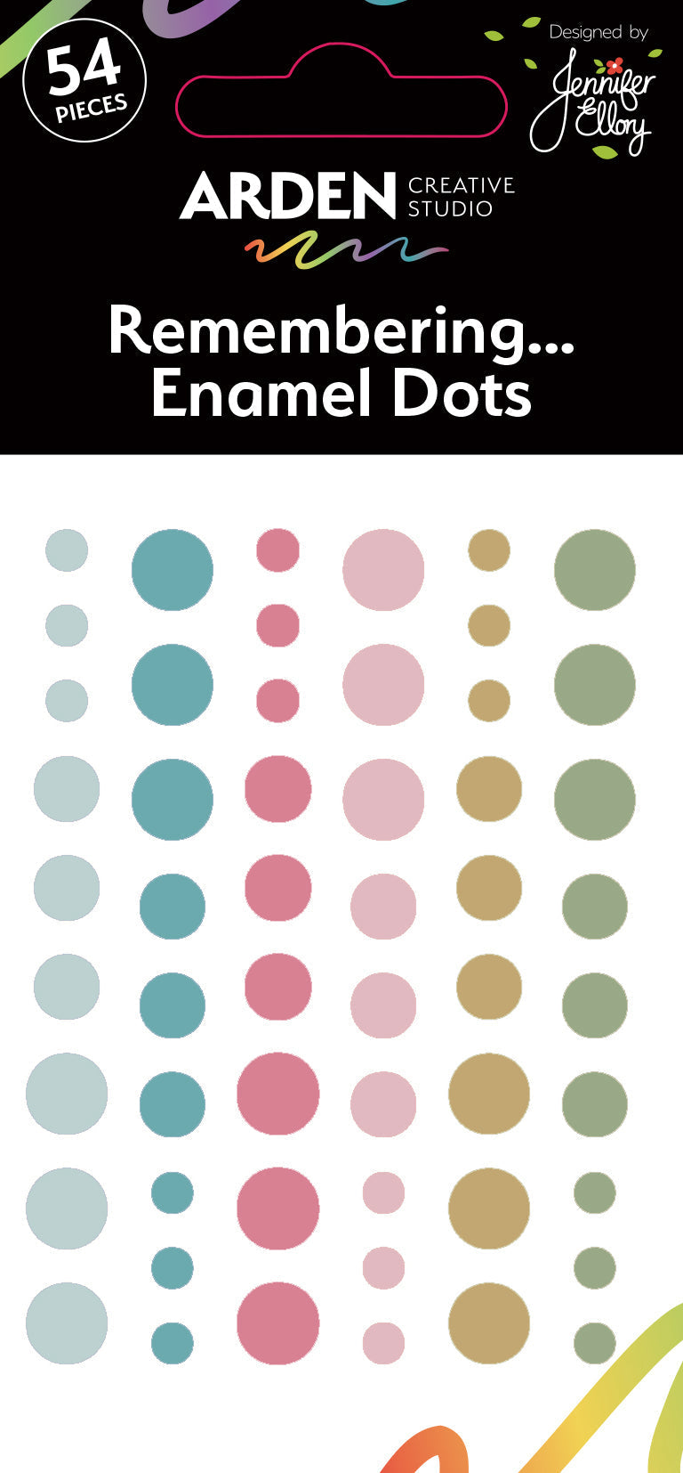 Arden Creative Studio Remembering... Enamel Dots-1
