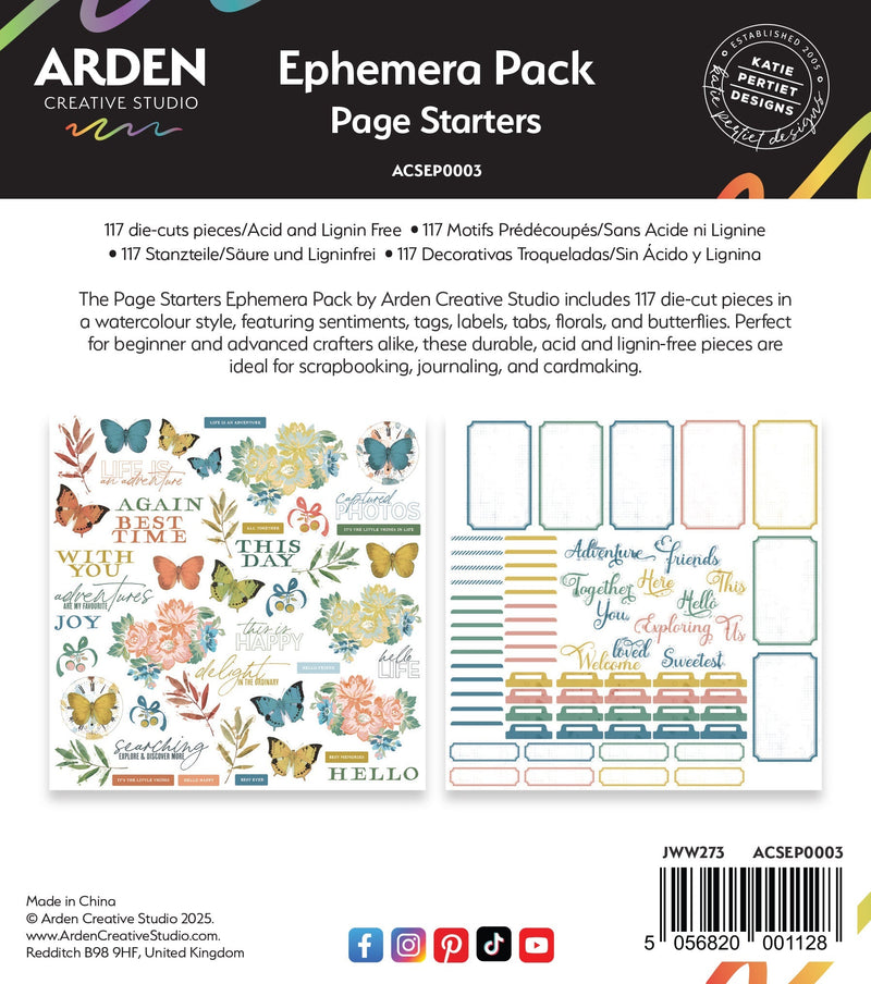Arden Creative Studio Page Starters Ephemera Pack-1