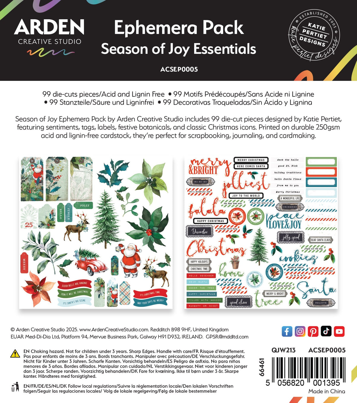 Pack d'éphémères "L'essentiel de la saison de la joie" par Arden Creative Studio-1