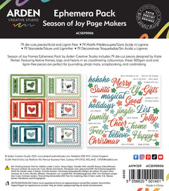 Pack d'éphémères "Season of Joy Page Makers" d'Arden Creative Studio-1