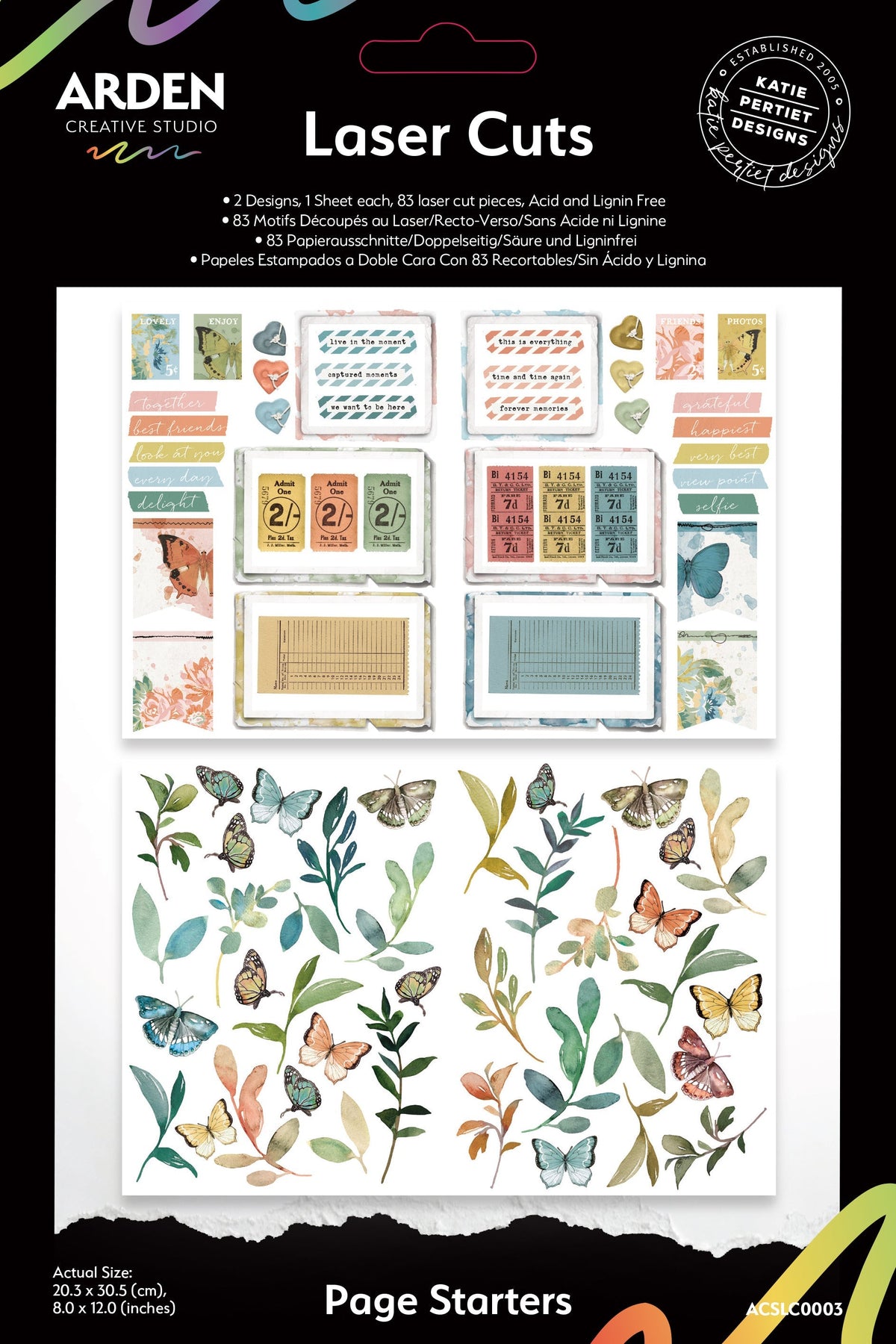 Arden Creative Studio Page Starters Laser Cuts-1