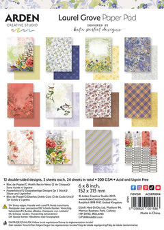 Arden Creative Studio Laurel Grove 6in x 8in Paper Pad-1