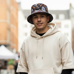 Red Wolf Native Style Bucket Hat-2