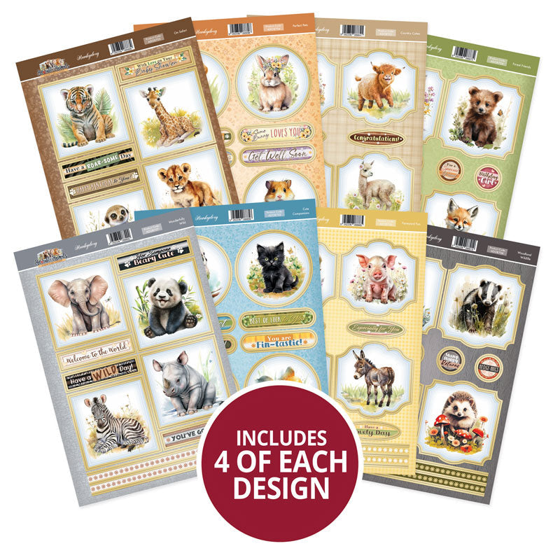 Adorable Animals Luxury Card Toppers-1