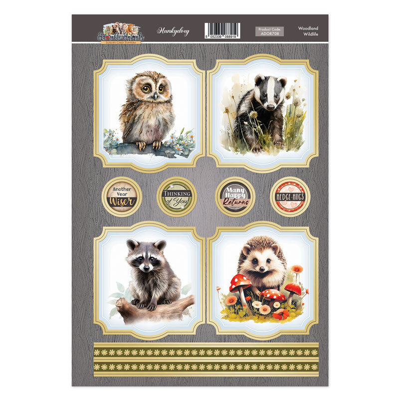 Woodland Wildlife Topper Sheet-1