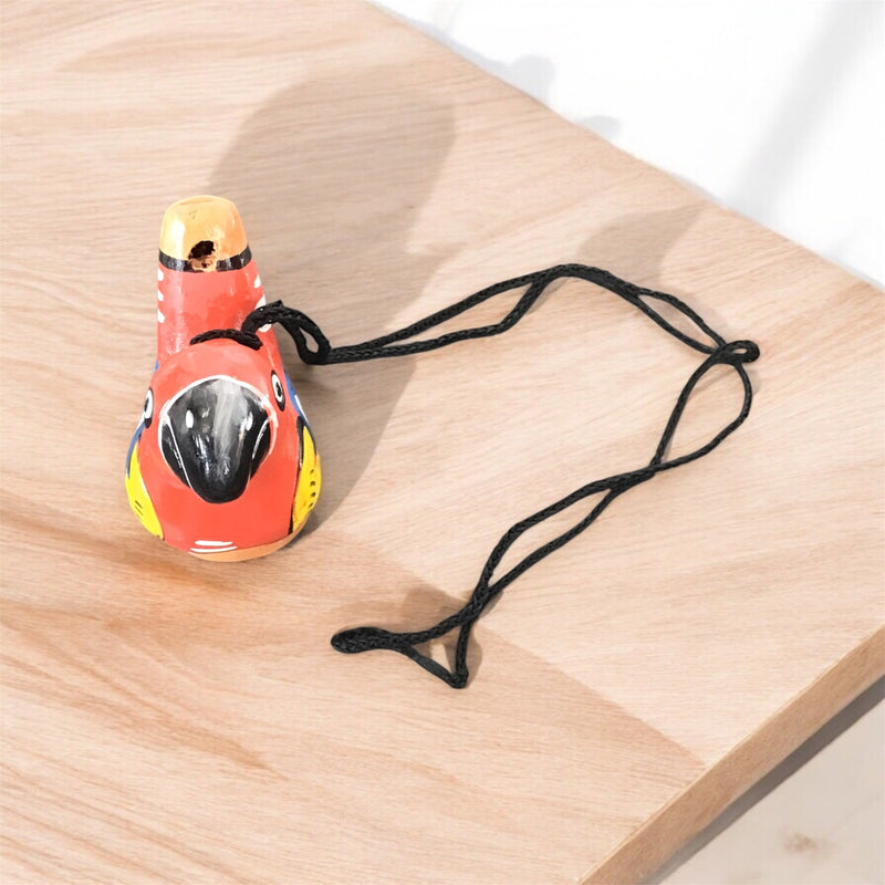 Painted Parrot Bird Water Whistle-8