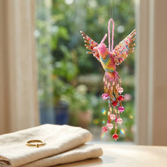Pink Beaded Humming Bird-2