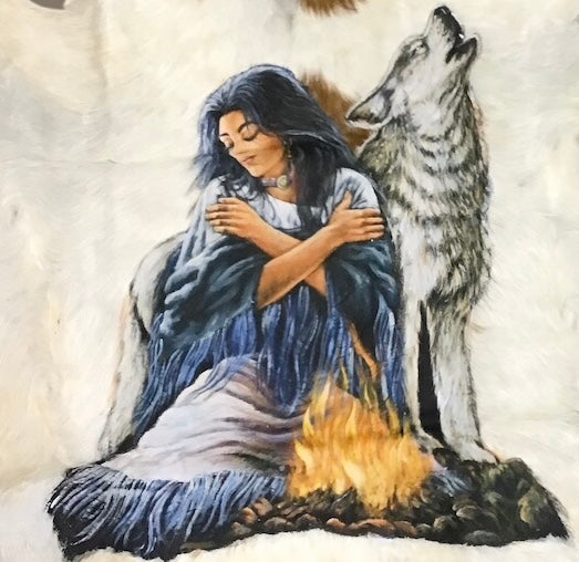 Guardian of the Night Hand Wall Painting-2