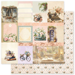 Papel 12 x 12 Afternoon in the Park Basics A (paquete a granel de 12 unidades) 34416-1