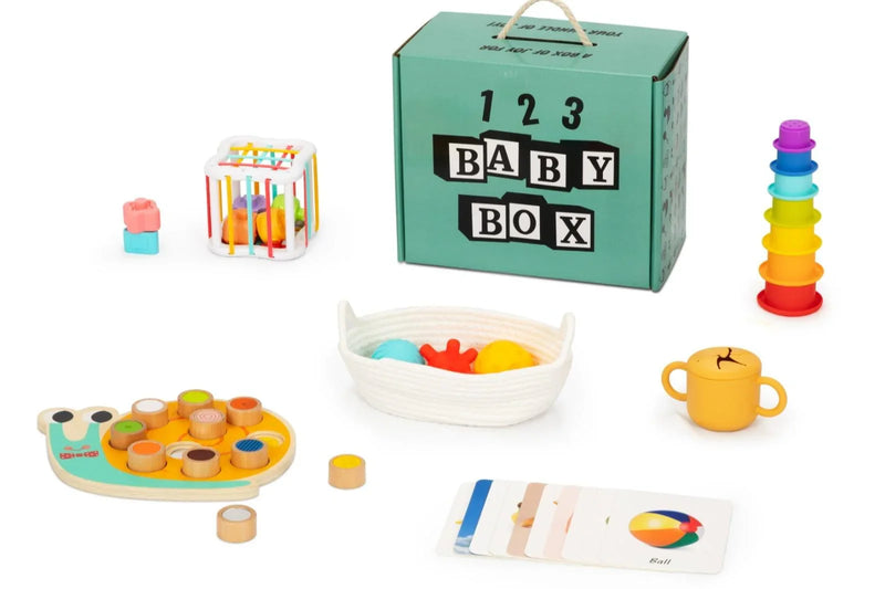 123 Baby Box Montessori Educational Box - Ages 7–8 Months-1
