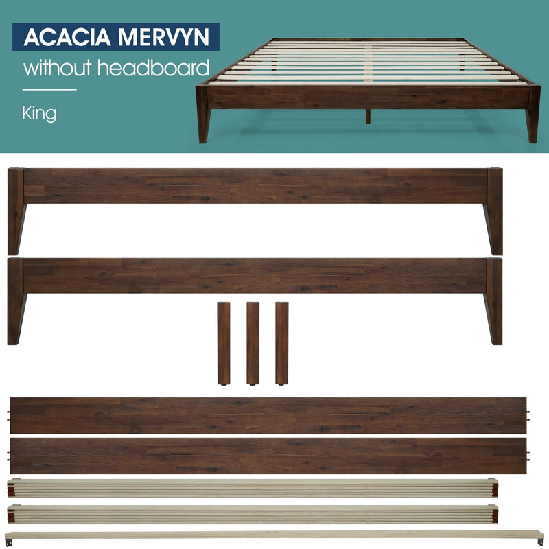 Mervyn Solid Wood Bed Frame-19