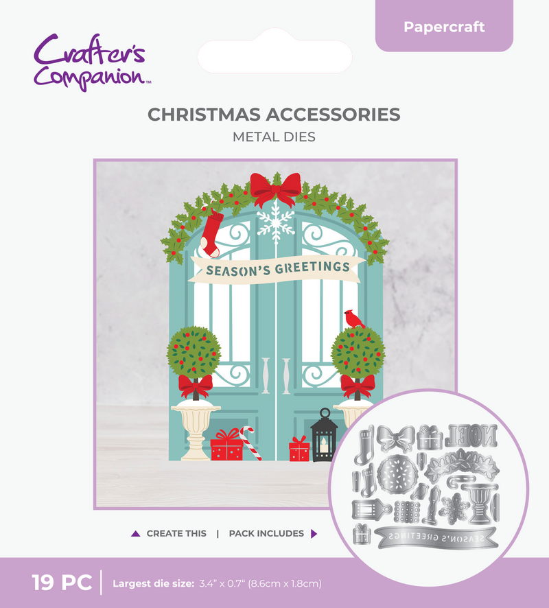 Crafter's Companion Metal Die - Christmas Accessories-1