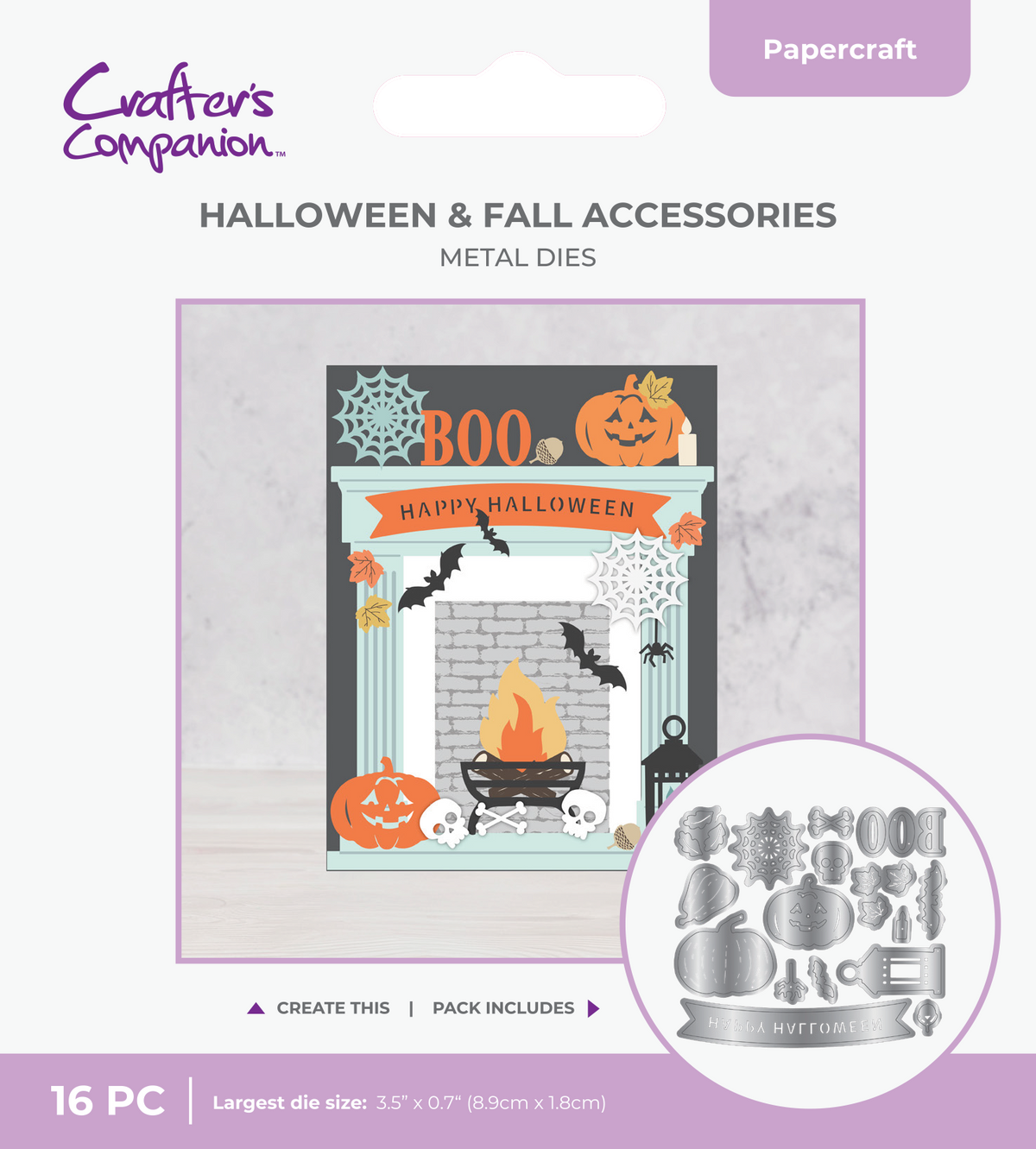 Crafter's Companion Metal Die - Halloween & Fall Accessories-1
