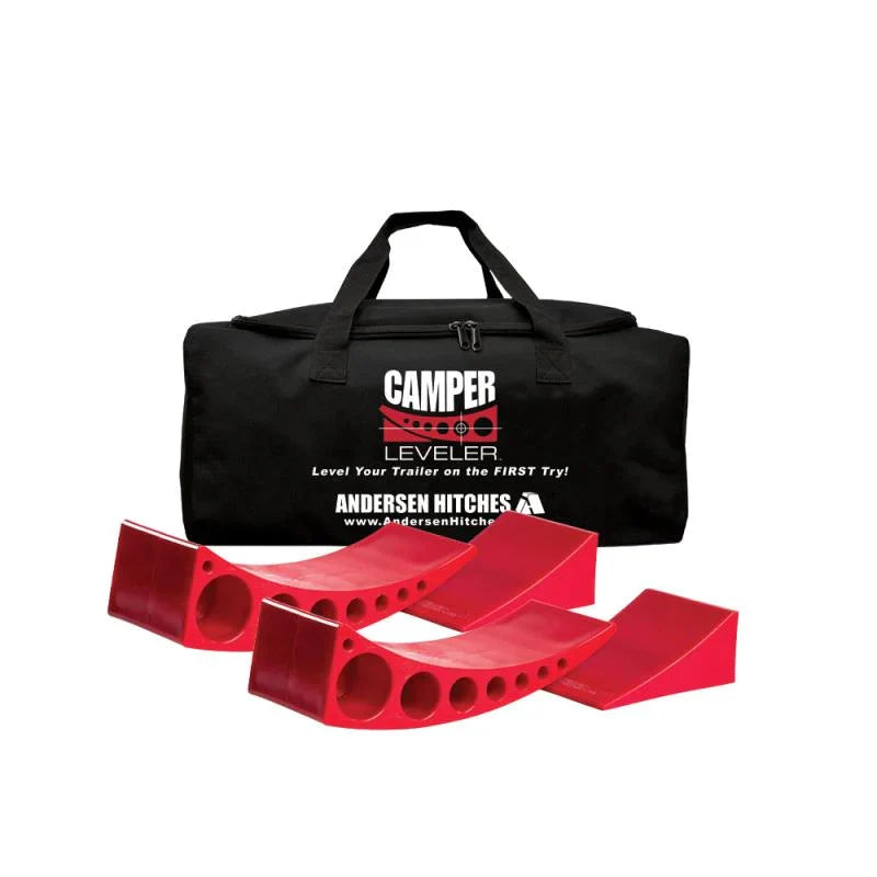 Andersen HITCHES | RV Accessories | 2-Pack Camper Levelers | Easy Drive-On Camper Leveling | Less Than 5 Minutes to Level Your Camper, Trailer, RV, Motorhome | 3604-2 with carry bag-1