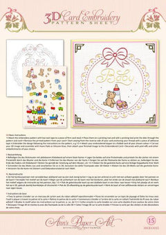 Ann Paper Embroidery Pattern - Baby Frame-1