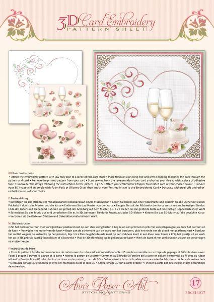 Ann Paper Embroidery Pattern - Heart-1