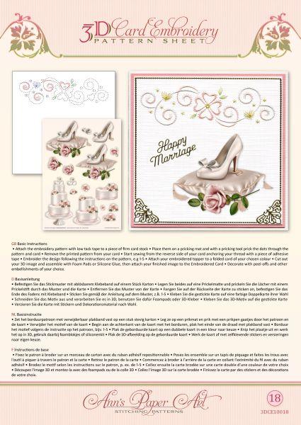 Ann Paper Embroidery Pattern - Wedding-1