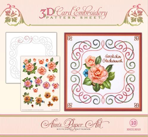 Ann Paper Embroidery Pattern - Camellia-1