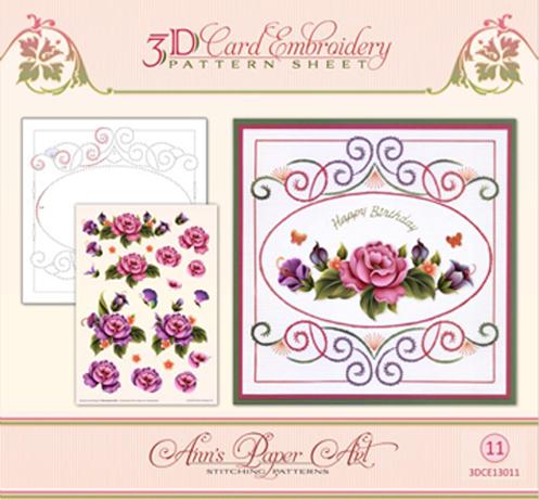 Ann's Paper Art - Embroidery pattern-Garden Enchantment-1