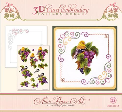 Ann's Paper Art - Embroidery patterns and flower sheets-1