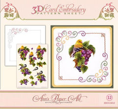 Ann's Paper Art - Embroidery patterns and flower sheets-1
