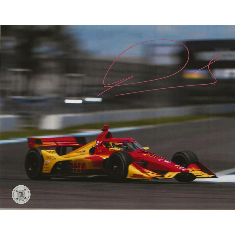 Alex Palou Autographed IndyCar DHL 8x10 Photo-1