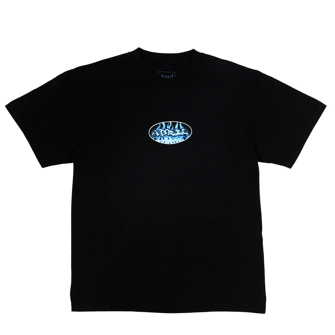 April 'Clear Flame' Tee -Black-1