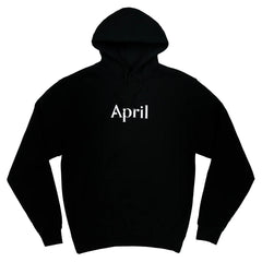 April ' OG Logo' Hoodie - Black-1