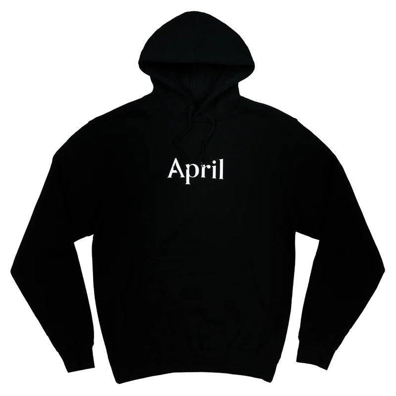April ' OG Logo' Hoodie - Black-1