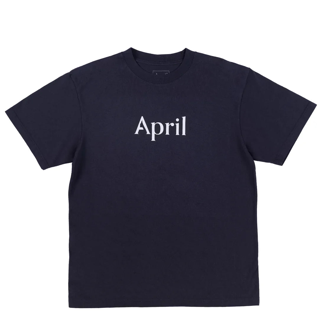 April 'OG Logo' Tee - Navy-1